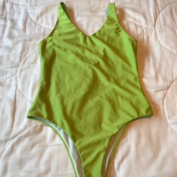 Swim Lime Green One Piece Swimsuit Poshmark